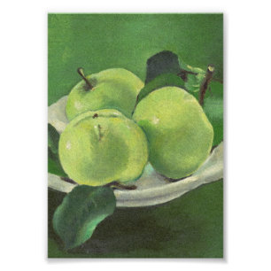 Still life with apples by Mikulas Galanda Photo Print