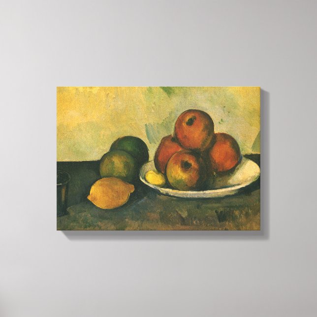 Still Life with Apples by Paul Cezanne Canvas Print (Front)