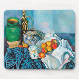 Still Life with Apples Paul Cézanne painting foo Mouse Pad