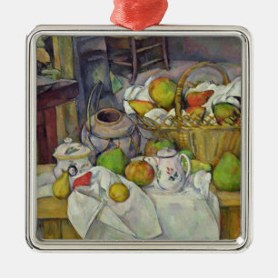 Still life with basket, 1888-90 metal tree decoration