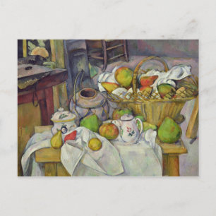 Still life with basket, 1888-90 postcard