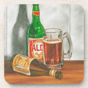 Still Life with Beer by Jennifer Goldberger Coaster