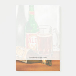 Still Life with Beer by Jennifer Goldberger Post-it Notes