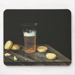 Still life with Beer Glass Mouse Pad