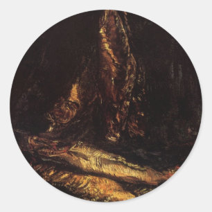 Still Life with Bloaters by Vincent van Gogh Classic Round Sticker