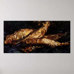 Still Life with Bloaters by Vincent van Gogh Poster