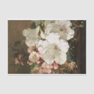 Still Life With Bloom by Margaretha Roosenboom Tissue Paper