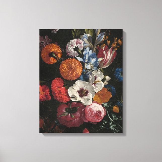 Still Life with Bouquet of Flowers | Johan Johnsen Canvas Print (Front)