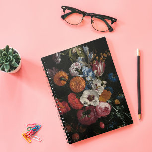 Still Life with Bouquet of Flowers   Johan Johnsen Notebook