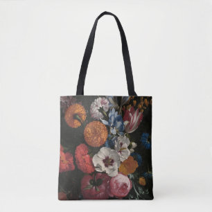 Still Life with Bouquet of Flowers Johan Johnsen Tote Bag