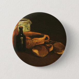 Still Life with Clogs and Pots, Van Gogh 6 Cm Round Badge
