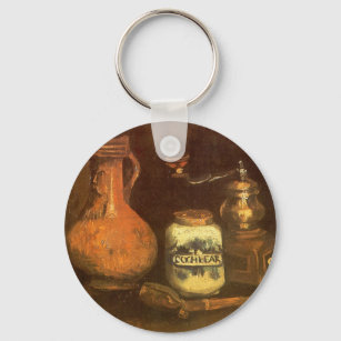 Still Life with Coffee Mill by Vincent van Gogh Key Ring