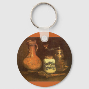 Still Life with Coffee Mill by Vincent van Gogh Key Ring