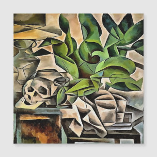 Still life with Cranium Geometric Vanitas Art