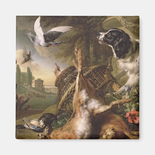 Still Life with Dead Game and Hares Magnet (Front)