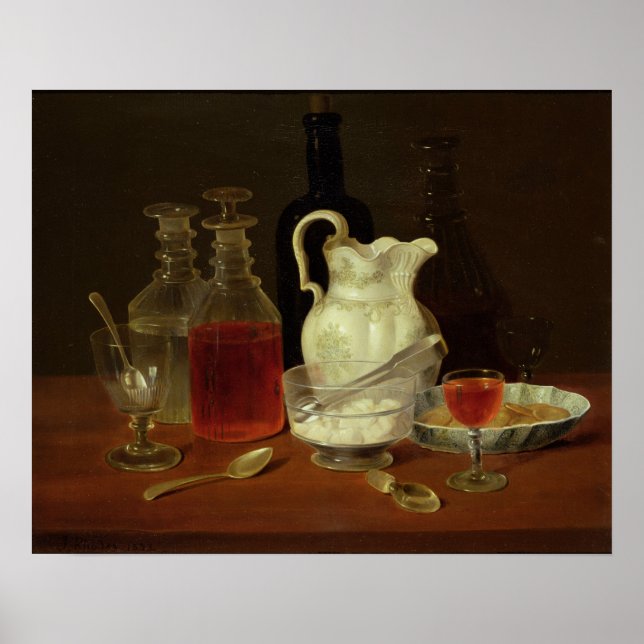 Still Life with Decanters Poster (Front)