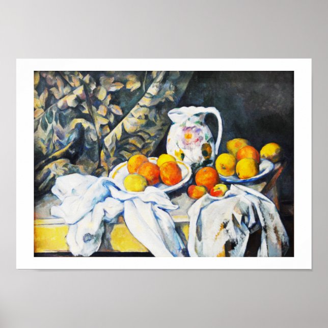 Still life with drapery poster (Front)