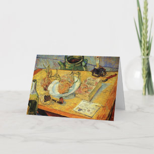 Still Life with Drawing Board by Vincent van Gogh Card