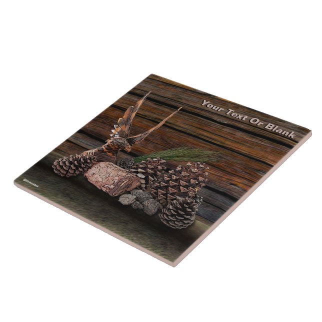 Still Life With Eagle Tile (Side)