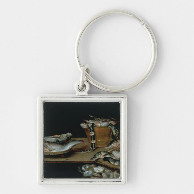 Still Life with Fish Key Ring (Front)