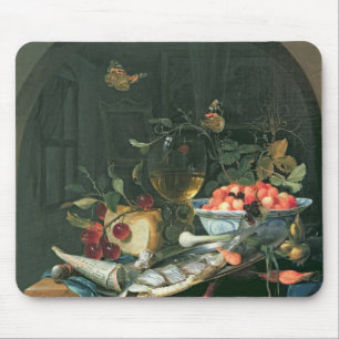 Still Life with Fish Platter Mouse Pad