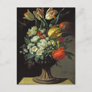 Still Life with Flowers, 1764 Postcard