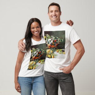 Still Life with Flowers and Fruit by Claude Monet T-Shirt