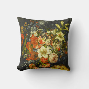 Still Life with Flowers and Fruit  Cushion