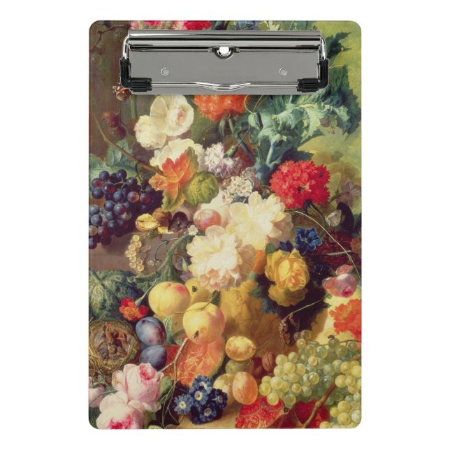 Still Life with Flowers and Fruit Mini Clipboard (Front)