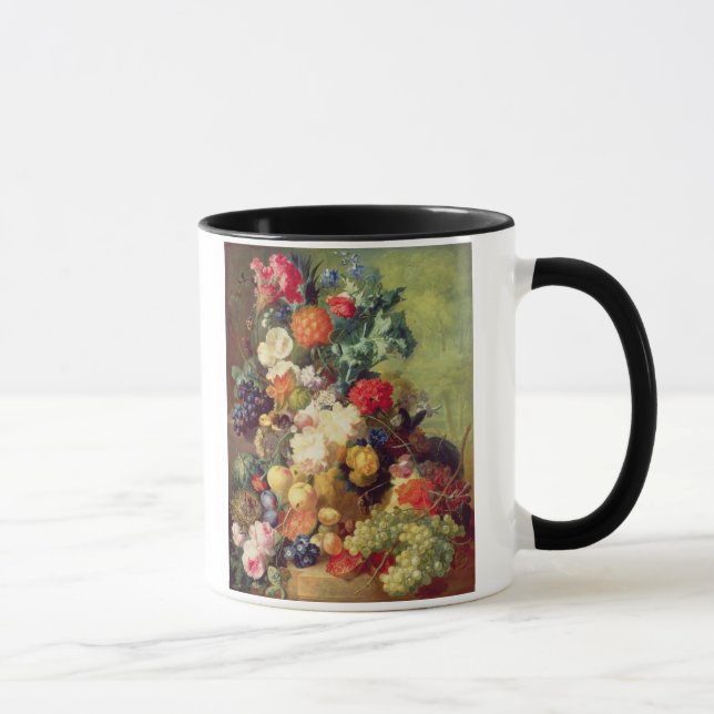 Still Life with Flowers and Fruit Mug (Right)