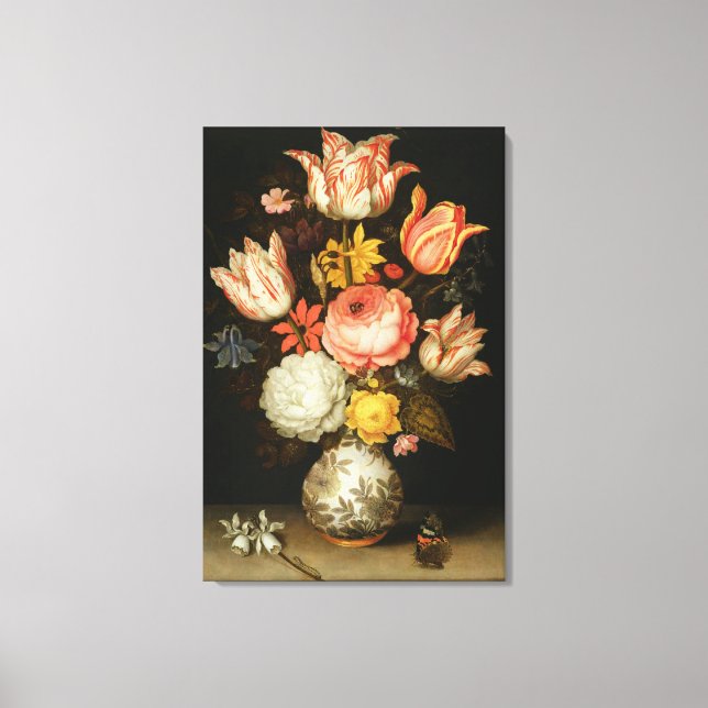 Still Life with Flowers Canvas Print (Front)