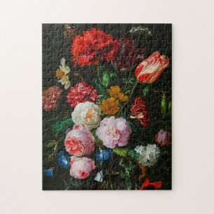 Still Life with Flowers in a Glass Vase  Jigsaw Puzzle