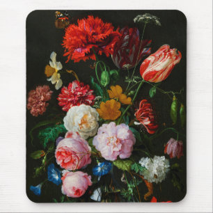 Still Life with Flowers in a Glass Vase Mouse Pad