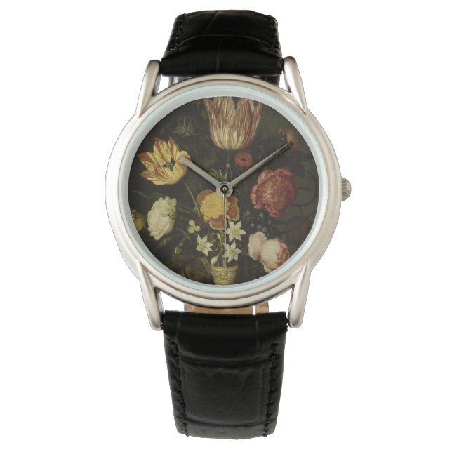 Still Life With Flowers in a Wan-li Vase Ambrosius Watch (Front)