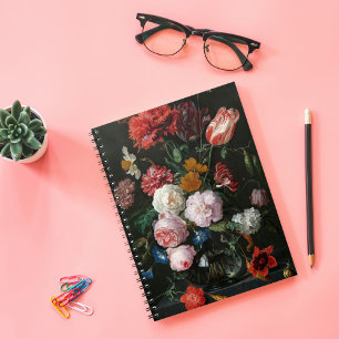 Still Life with Flowers Jan Davidsz de Heem Notebook