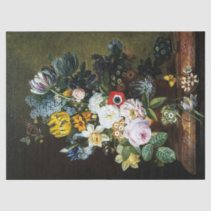 Still Life with Flowers painting Tissue Paper
