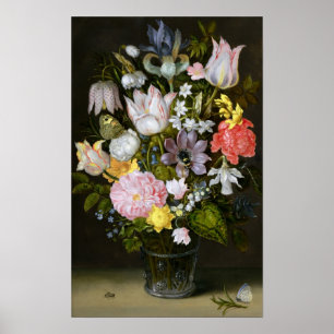 Still Life with Flowers Poster