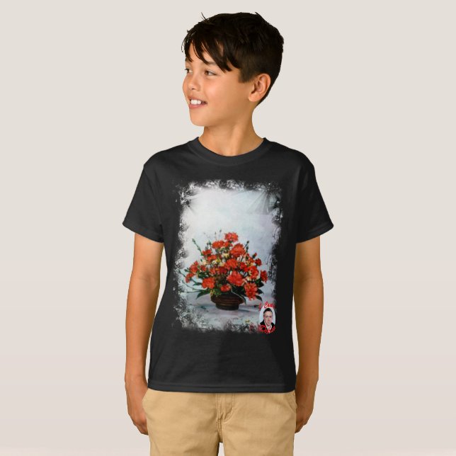 Still Life with Flowers T-Shirt (Front Full)