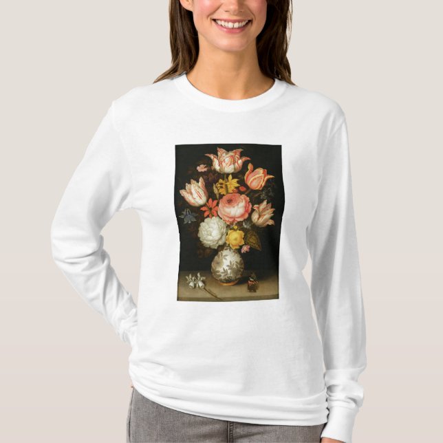 Still Life with Flowers T-Shirt (Front)