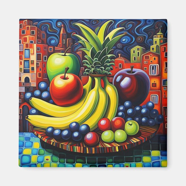 Still life with fruit 4 magnet (Front)