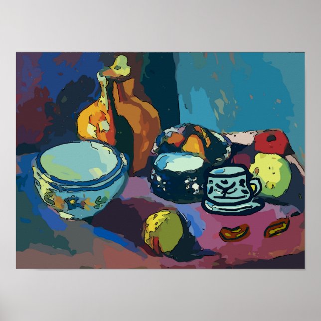 Still Life With Fruit and Nuts Poster (Front)