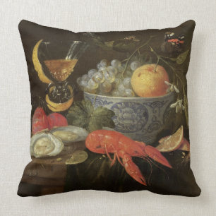 Still Life with Fruit and Shell Fish, 1653 (oil on Cushion
