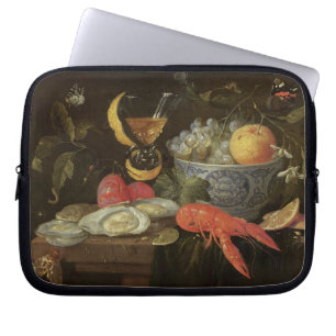 Still Life with Fruit and Shell Fish, 1653 (oil on Laptop Sleeve