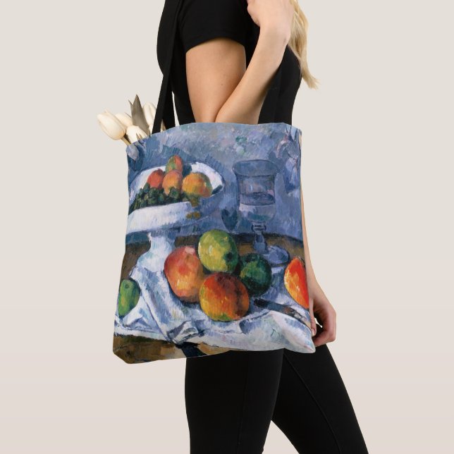 Still Life with Fruit Dish Tote Bag (Close Up)