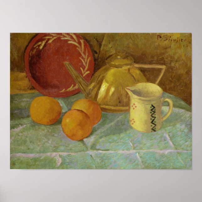Still Life with Fruit & Pitcher or Poster (Front)