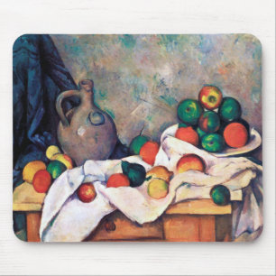 Still Life with Fruits, Paul Cezanne Mouse Pad