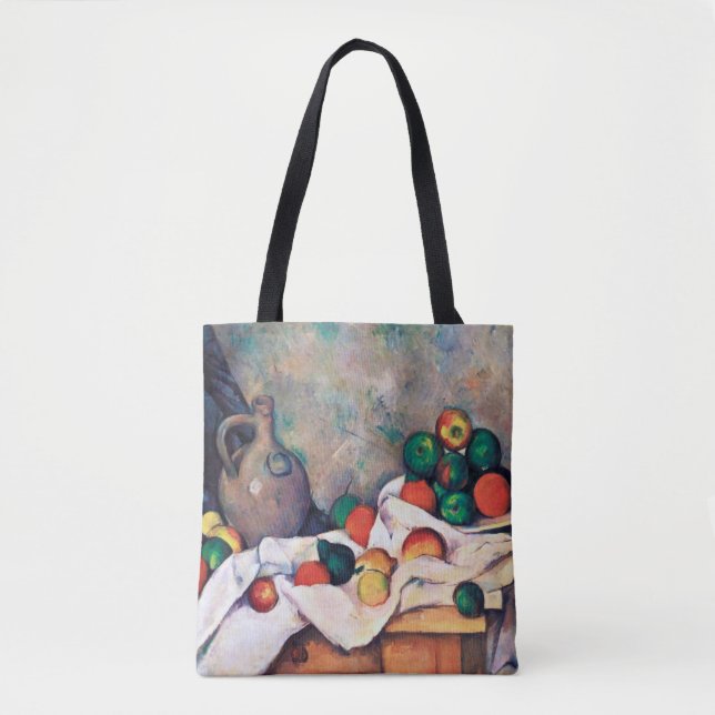 Still Life with Fruits, Paul Cezanne Tote Bag (Front)