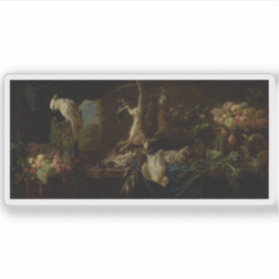 Still Life with Game,Vegetables,Fruit & a Cockatoo