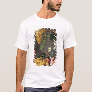 Still Life with Grapes, Birds and flowers T-Shirt
