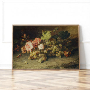 Still Life with Grapes Poster